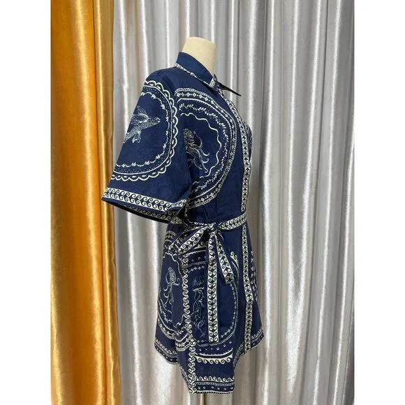 ALEMAIS Oceane Mini Shirtdress - Picture 3 of 11